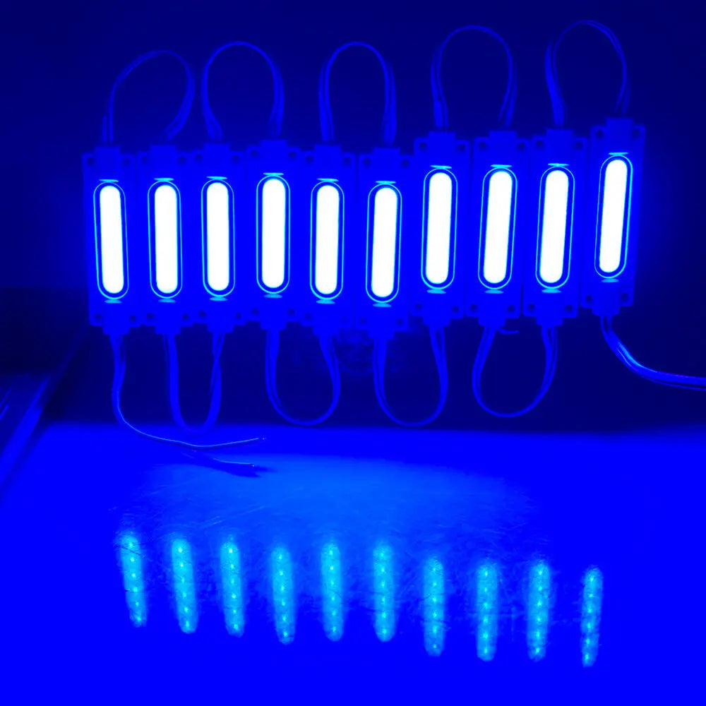 10pcs  injection with lens COB LED module waterproof LED DC12V 2W IP68