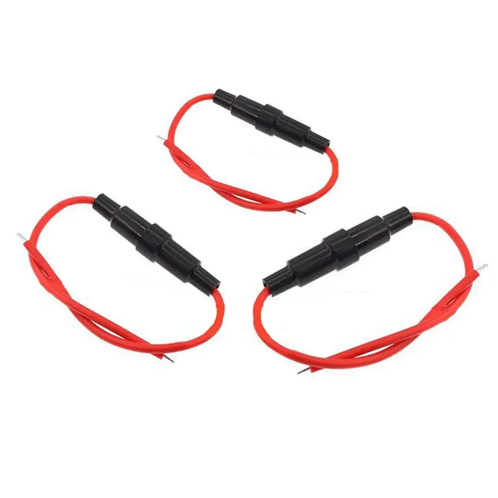 10pcs Fast-Blow Screw Type AGC Inline Tube Fuse Holder