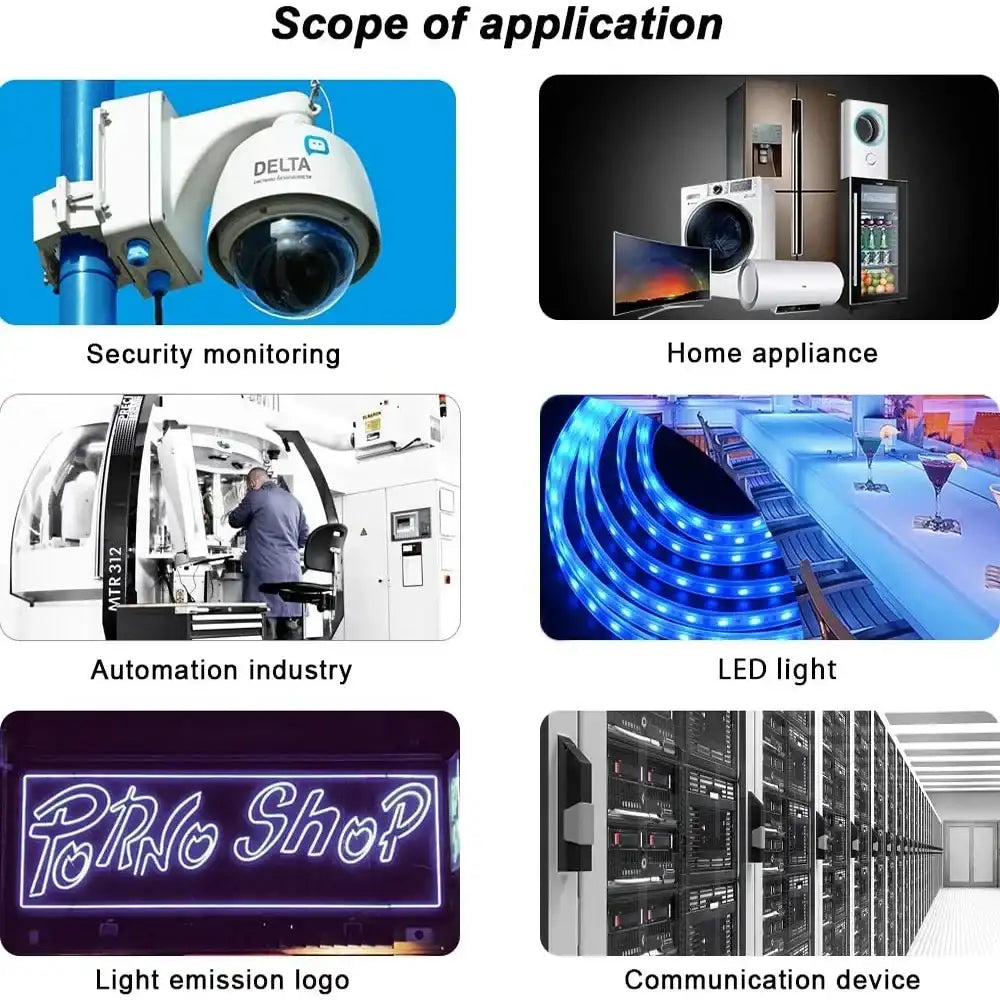 Switching 12 V Volt DC Power Supply SMPS 5V 24V 36V 48V 100W 200W 300W 400W 500W 600W 700W 110V AC 220V to 12V 1A 2A 3A 5A 10A