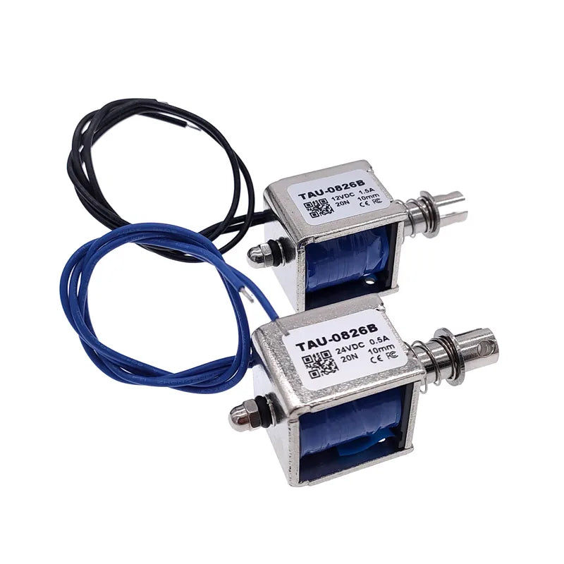 Solenoid electromagnet pull push stroke 10mm DC 6V 12V 24V
