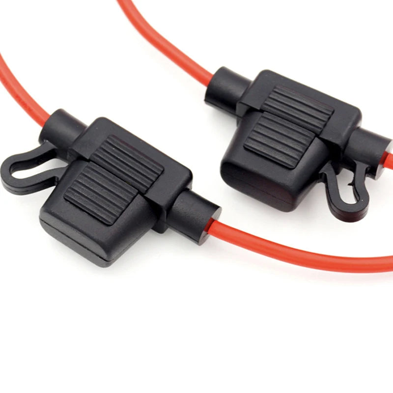 10Pcs Fuse Holders Standard 12V Waterproof In Line Fuse Holder DC