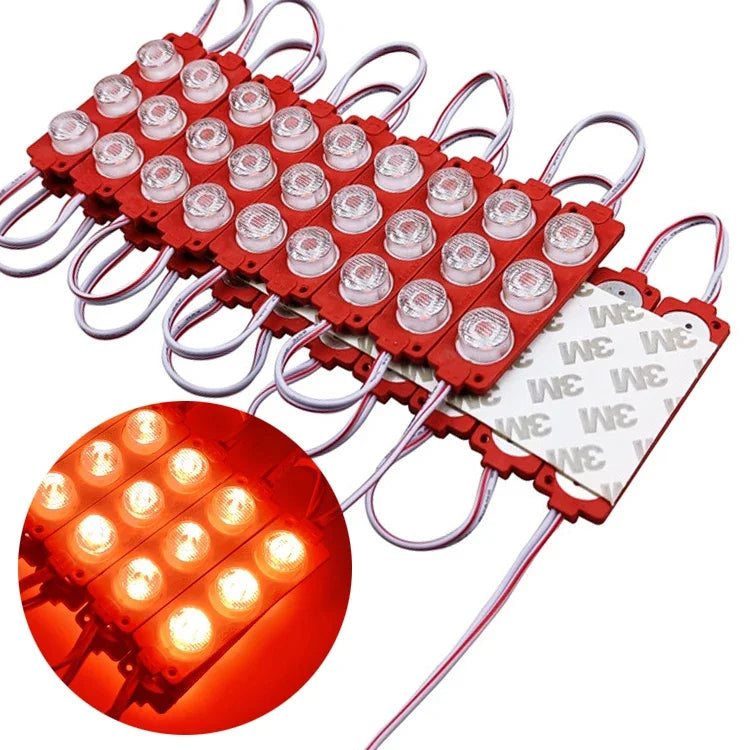 20pcs 3 6 LED Injection Module Lights 12V Waterproof
