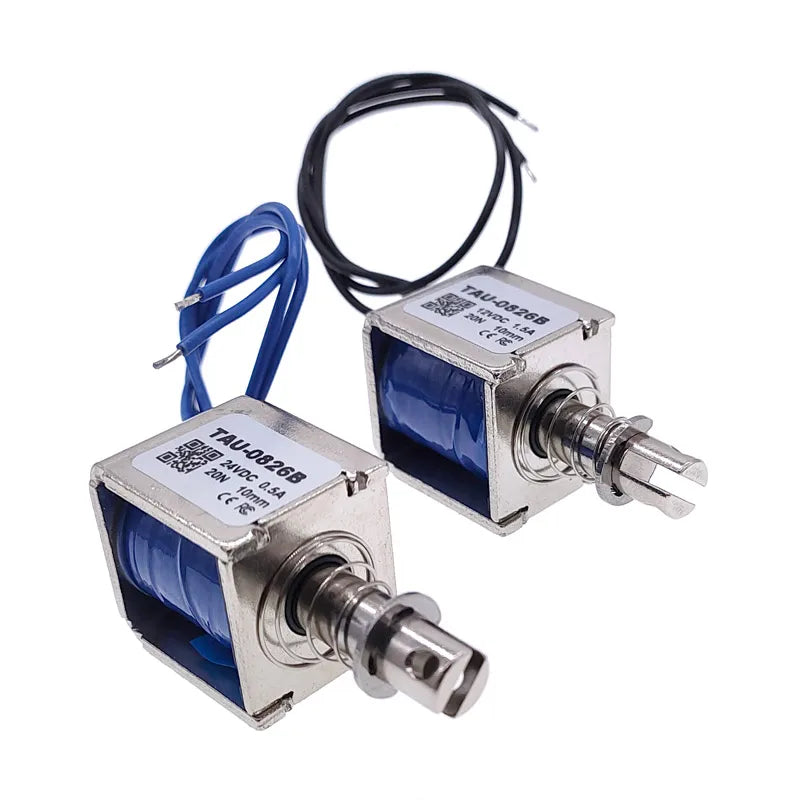 Solenoid electromagnet pull push stroke 10mm DC 6V 12V 24V