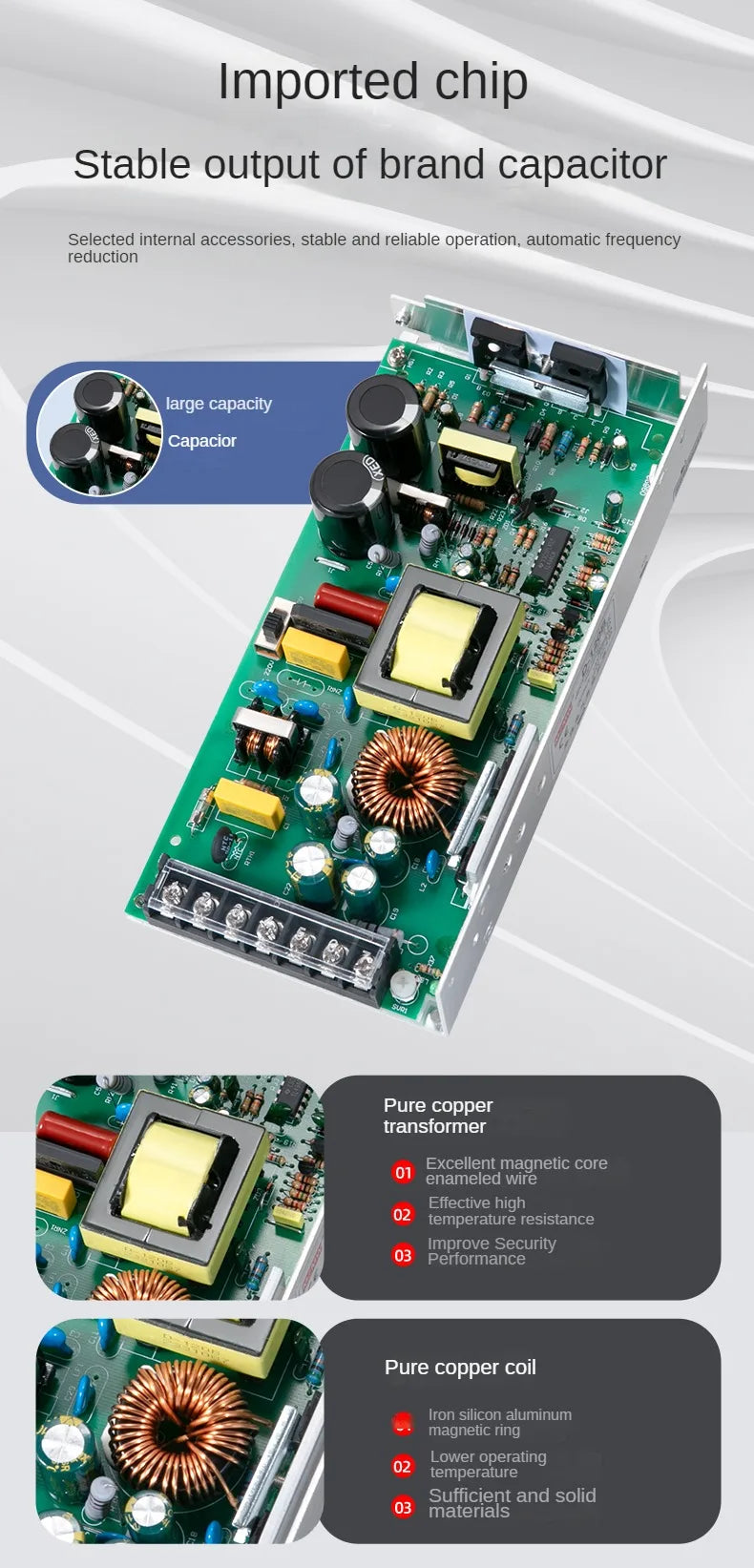 Dual Output Switching Power Supply 5V 12V 24V AC/DC Transformer