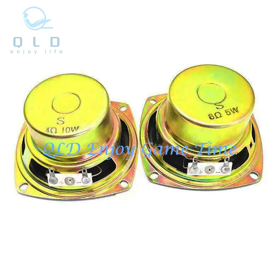 2Pcs High Quality 3 Inch 8ohm 5W Antimagnetism Speaker, for DIY Arcade Game Kit Toy Crane Claw Doll Machine Parts Accessory