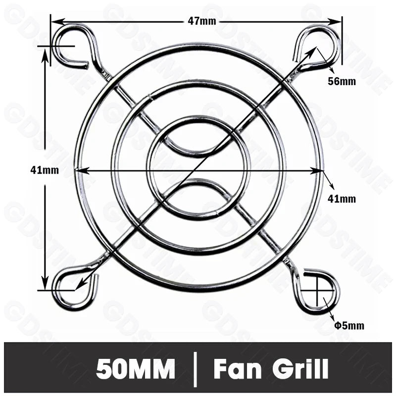 Cooling Fan Grill for 120mm 90mm 80mm 60mm 40mm 30mm Fan Metal Mesh Finger Guard Protective Net Computer Case Fan Grill