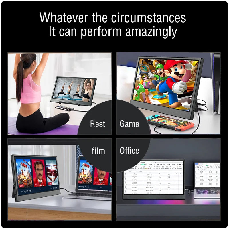 10.5-Inch Portable Monitor 1280P HDR 15:10