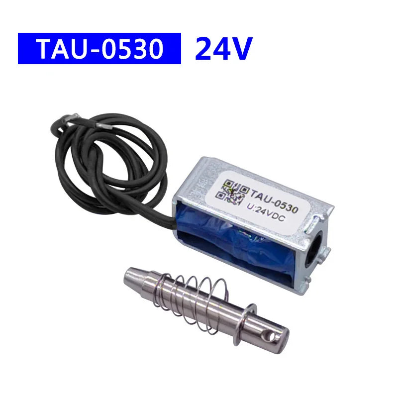 DC Solenoid 6V 12V 24V Pull Type Electromagnet 10mm Reach