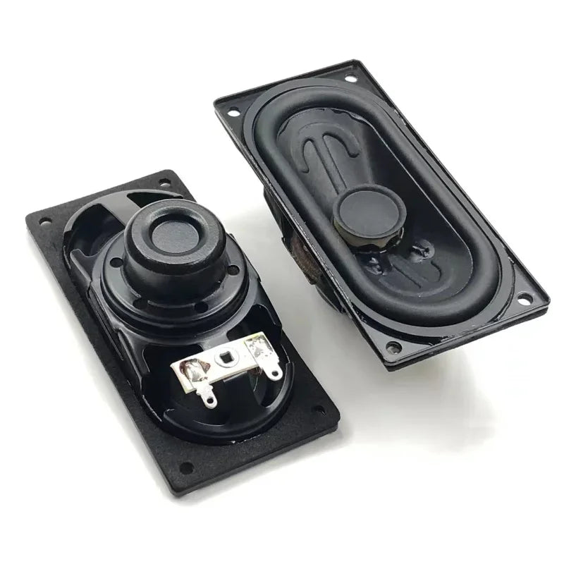 2Pcs Rectangle Speaker 4 Ohm 10W