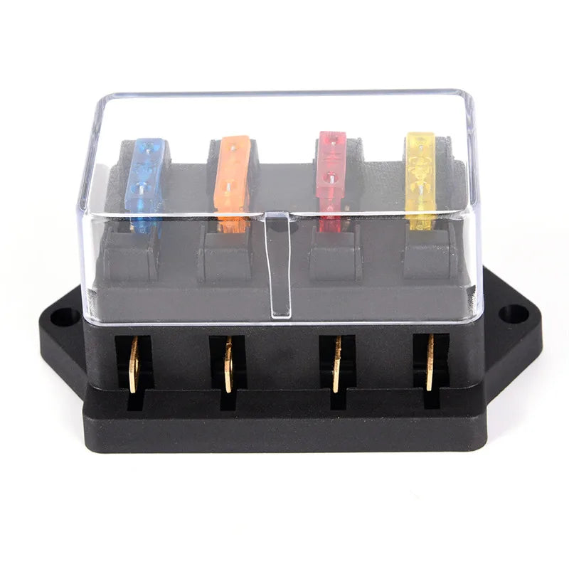 4way Blade Fuse Box Block Holder