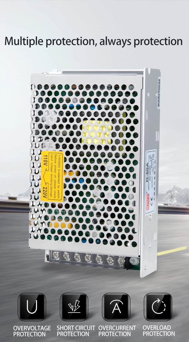 Dual Output Switching Power Supply 5V 12V 24V AC/DC Transformer