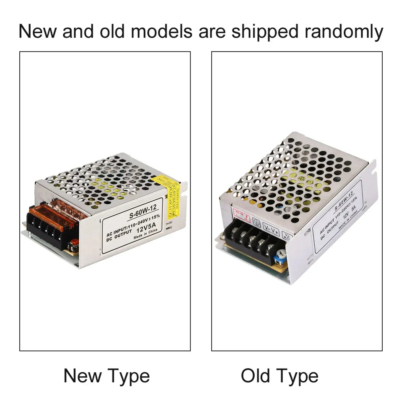 5A 12V AC/DC Voltage Converter Universal Regulated Switch Power Supply for LED Power Supply Regulated Switch
