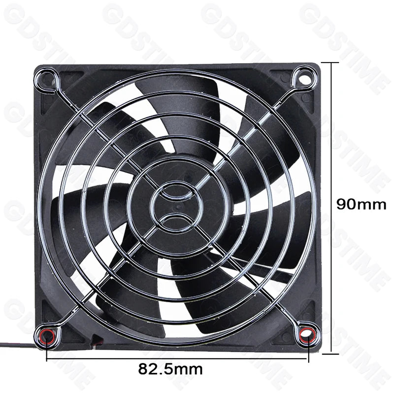 Cooling Fan Grill for 120mm 90mm 80mm 60mm 40mm 30mm Fan Metal Mesh Finger Guard Protective Net Computer Case Fan Grill