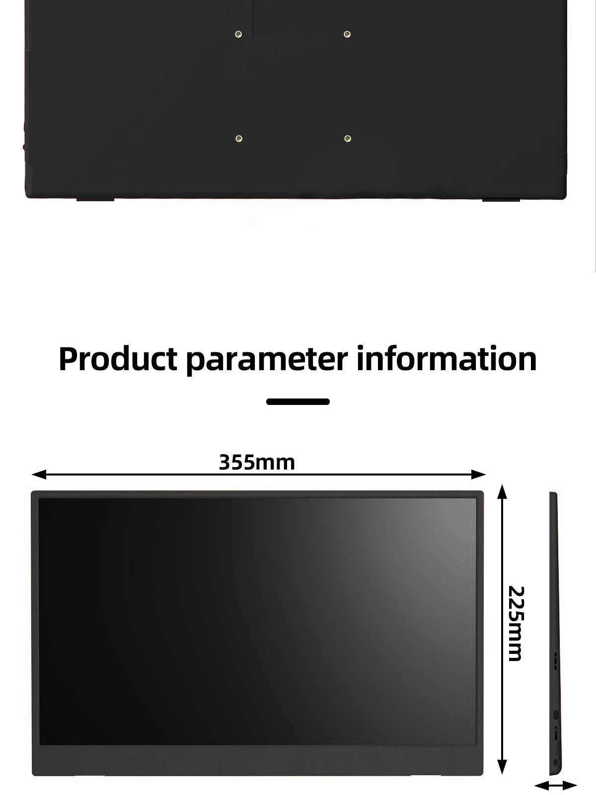 15.6-Inch 1920*1080 Portable Monitor 1080P
