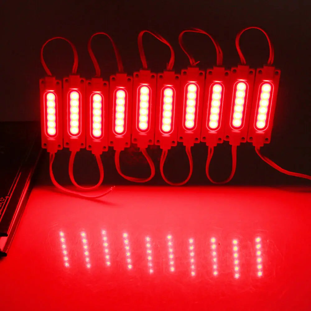 10pcs  injection with lens COB LED module waterproof LED DC12V 2W IP68