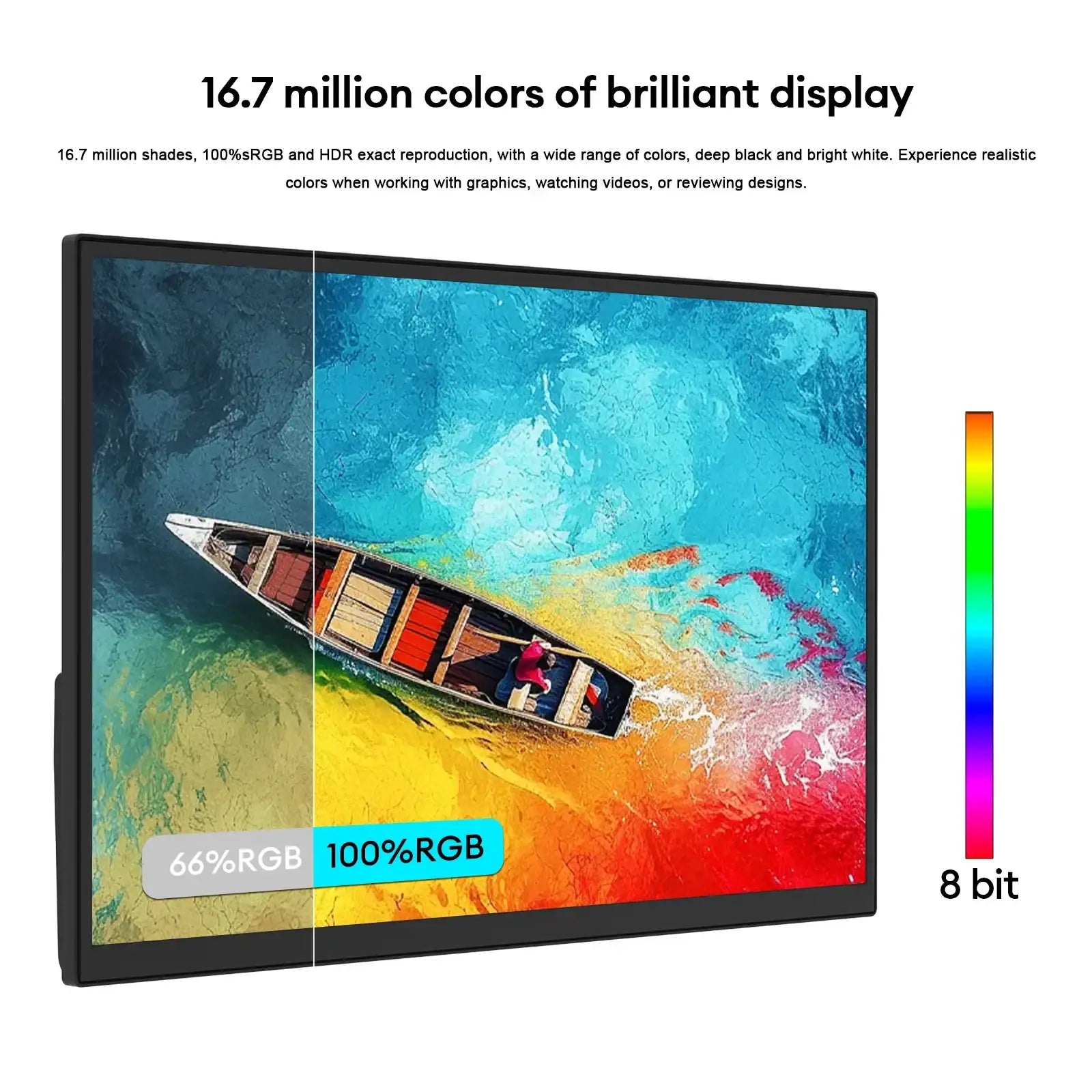 18.5inch 1920*1080P 100Hz HDMI Type C Gaming Portable Monitor