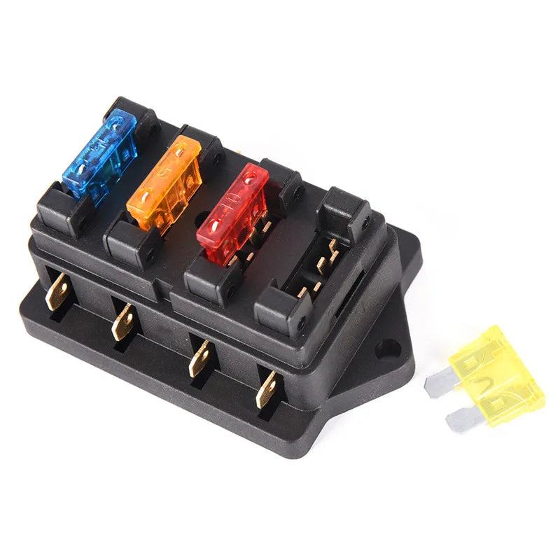 4way Blade Fuse Box Block Holder