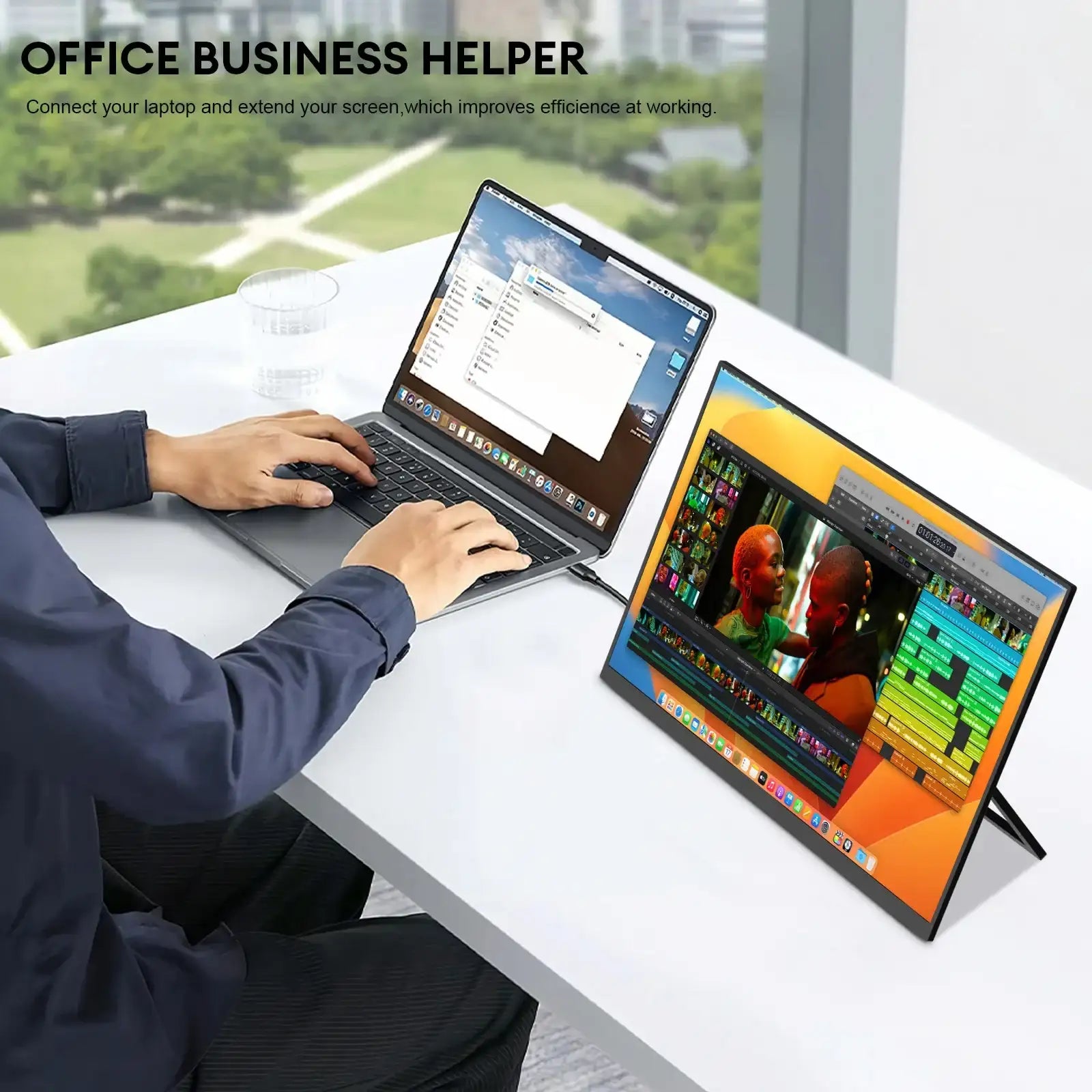 18.5inch 1920*1080P 100Hz HDMI Type C Gaming Portable Monitor