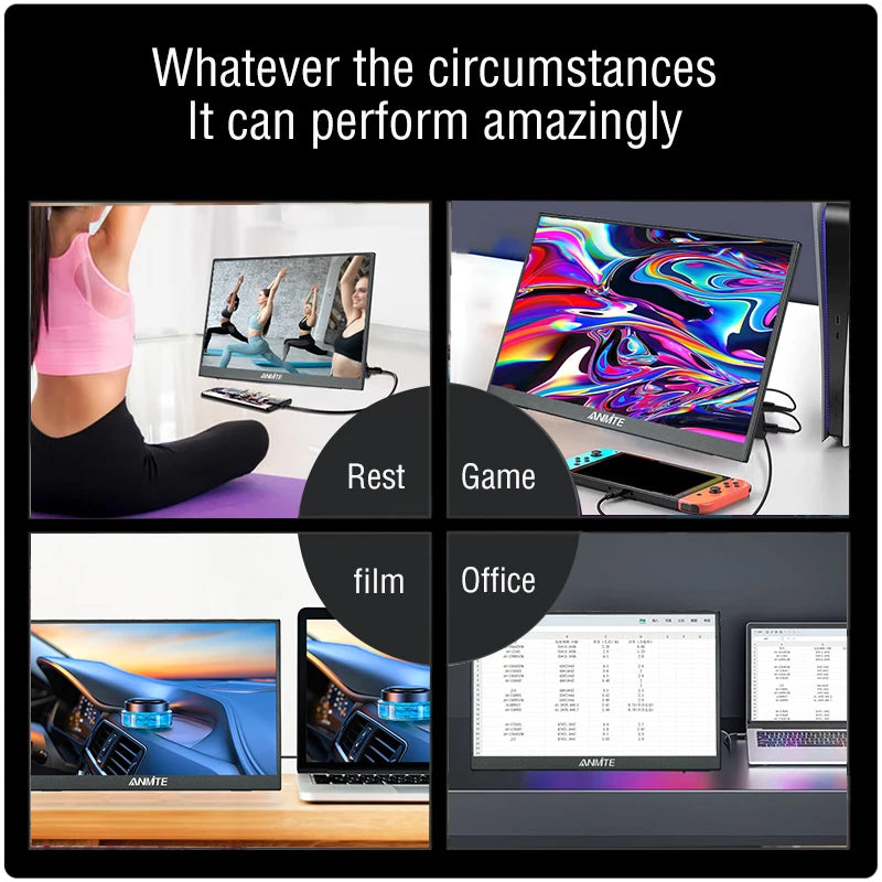 16-Inch Portable Touch Monitor Non-touch optional 1200P HDR 16:10