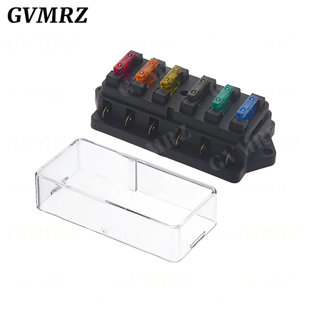 4/6/8/12 Way Fuse Holder  Blade Fuse Box with  Fuses
