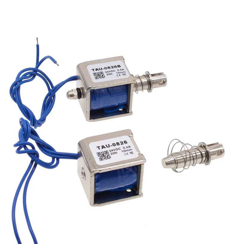 Solenoid electromagnet pull push stroke 10mm DC 6V 12V 24V