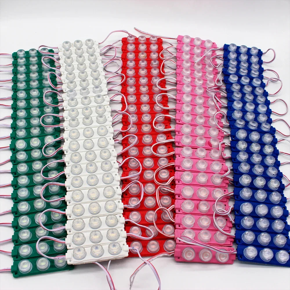 20pcs 3 6 LED Injection Module Lights 12V Waterproof