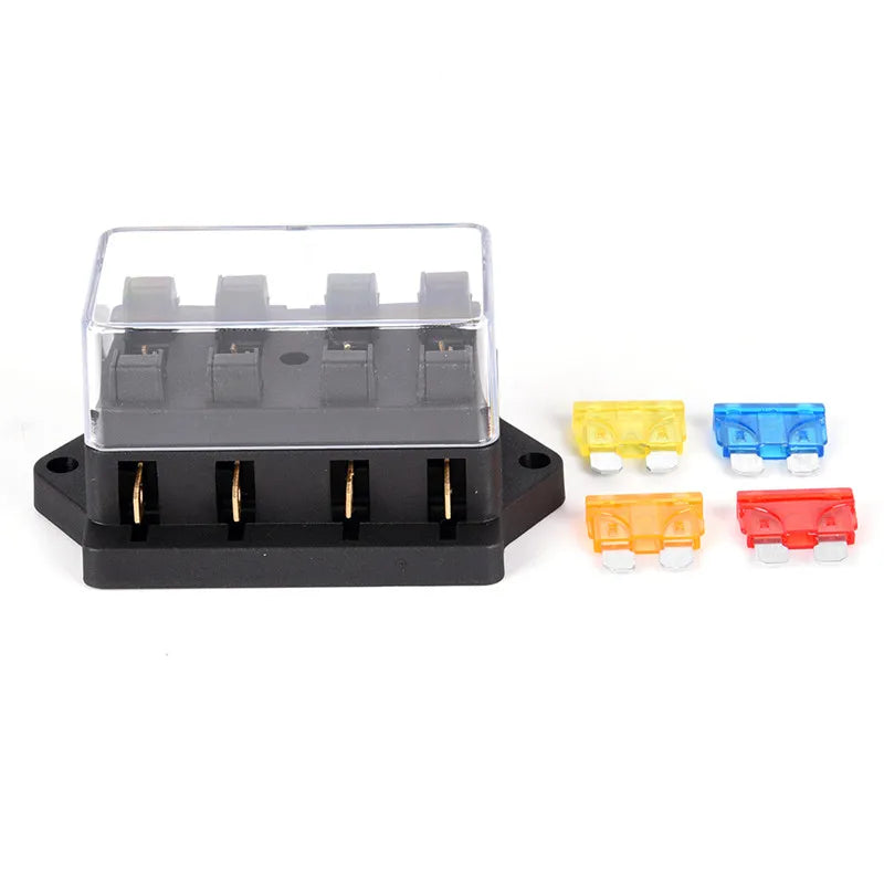 4way Blade Fuse Box Block Holder
