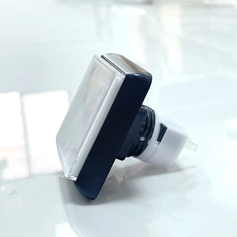 Square LED Illuminated Push Button with Micro Switch 49 x 49 mm, Arcade Machine Game 12V
