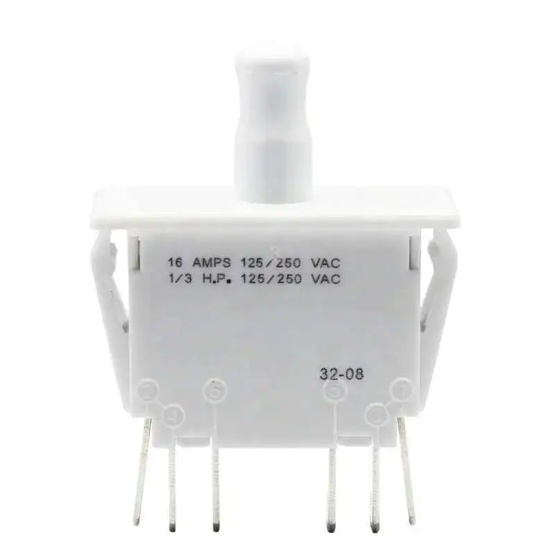 Push-Pull 6 PIN Interlock Way Closing Double Pole Sliding Door Switch DPDT
