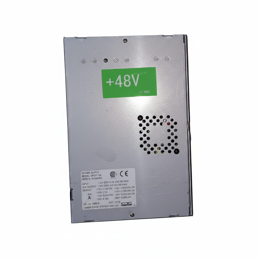 SanKen 48V White Background Green Sticker